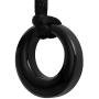 LYFML Cremation Jewelry for Ashes for Man, Circle of Life Eternity Memorial Urn Necklace Pendant Made of Titanium Steel, Come with Filling Kit Support for Customization