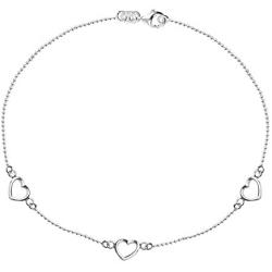 LeCalla Sterling Silver Jewelry Anklet for Women Teen
