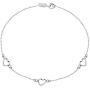 LeCalla Sterling Silver Jewelry Anklet for Women Teen