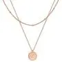 MEMGIFT Dainty 2 Layered Hammered Disc Initial Necklaces for Women Teen Girls Personalized Handmade Stainless Steel Letter Engraved Pendant Necklace Fashion Trendy Cute Delicate Tiny Jewelry