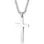 Jstyle Jewelry Mens Simple Cross Necklace Stainless Steel Pendant for Women 24 Inch