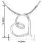 10K White Gold Heart Pendant for Girls Natural Diamond Heart Necklaces for Women - DGLA Certified Jewelry : 0.06 CTTW (IJ Color, SI Clarity) 10K White Gold Heart Pendant for Girls Natural Diamond Heart Necklaces for Women - DGLA Certified Jewelry : 0.06 CTTW (IJ Color, SI Clarity)