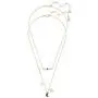 SWAROVSKI Jewelry Glowing Moon Necklace, Black