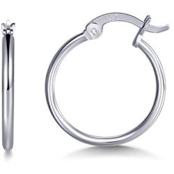Silver Hoop Earrings for Women Men Girls- Cartilage Earring Small Hoop Earrings Hypoallergenic 925 Sterling Silver Tragus Earrings(12mm, 14mm, 15mm, 16mm, 20mm)
