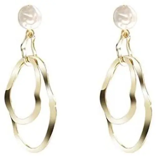 Nother 2021 Style Hollow Geometric Metal Dangle Trendy Multi Layered Drop Earrings Nother 2021 Style Hollow Geometric Metal Dangle Trendy Multi Layered Drop Earrings