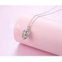 925 Sterling Silver Luminous Necklace Glowing in The Dark Locket Necklace Jewelry for Women Men Girlfriend Daughter Gift