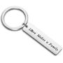 KUIYAI Adoption Keychain Love Makes A Family Keyring Step Parent Keychain Father Mother Child Gift