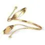 6Pcs/Set Coil Upper Arm Bracelet Arm Cuff Open Armlets Armband for Women Girl Jewelry Minimalist Bangle Adjustable Alloy Filigree Swirl