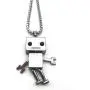 Tiny Cute Robot Necklace for Men, Movable Robot Pendant Necklace with 27.6” Chain, Punk Rock Robot Amulet Necklace, Hip Hop Necklace, Cool Jewelry Gift for Men Boys Tiny Cute Robot Necklace for Men, Movable Robot Pendant Necklace with 27.6” Chain, Punk Rock Robot Amulet Necklace, Hip Hop Necklace, Cool Jewelry Gift for Men Boys