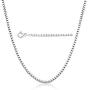 Gold Womens/Mens Box Chain 1mm, 20x More Real 18K,White Gold Diamond Cut Fashion Jewelry Necklaces Laid Over Semi Precious Bronze, Classic, 16-30 Inches USA Made!