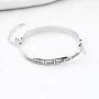 PLITI in Memory of Bracelet Memorial Jewelry Sympathy Gift Remembering Loss of Loved One Gift Sometimes I Just Look Up Smile And Say I Know That Was You Rose Gold Bangle