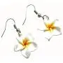 Donau Plumeria Hawaii Flower Polymer Clay Earrings Pendant Necklace Jewelry Sets 18Colors Donau Plumeria Hawaii Flower Polymer Clay Earrings Pendant Necklace Jewelry Sets 18Colors