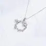 925 Sterling Silver Hummingbird Flower Pendant Necklace Spirit Animal Jewelry Gift for Women Girls 925 Sterling Silver Hummingbird Flower Pendant Necklace Spirit Animal Jewelry Gift for Women Girls