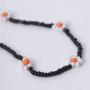 N/Q Bohemian Adjustable Flower Seed Beads Chain Choker Necklace for Women Girls Boho Colorful Tiny Beaded Bracelet Fashion Jewelry Set
