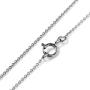 Silvershake 6mm 0.24 Inch Round Shape Gemstone 925 Sterling Silver Solitaire Pendant with 18 Inch Chain Necklace Jewelry for Teens Girls