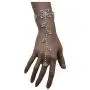 TFJ Women Fashion Jewelry Hand Chain Wrist Bracelet Flower Slave Ring Floral Beads Silver TFJ Women Fashion Jewelry Hand Chain Wrist Bracelet Flower Slave Ring Floral Beads Silver