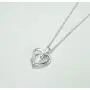 Agvana Sterling Silver Heart Necklace for Women Simulated Diamond Cubic Zirconia CZ Infinity Love Heart Dainty Pendant Jewelry Anniversary Birthday Gifts for Her Teen Girls Wife Her Yourself, 16+2 Agvana Sterling Silver Heart Necklace for Women Simulated Diamond Cubic Zirconia CZ Infinity Love Heart Dainty Pendant Jewelry Anniversary Birthday Gifts for Her Teen Girls Wife Her Yourself, 16+2