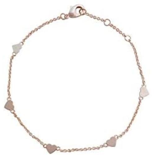 HONEYCAT Sweetheart Tiny Heart Charms Bracelet in Gold, Rose Gold, or Silver | Minimalist, Delicate Jewelry