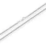 NYC Sterling Unisex Solid Italian 2mm Round Box Chain in Sterling Silver NYC Sterling Unisex Solid Italian 2mm Round Box Chain in Sterling Silver