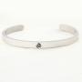 WUSUANED Yoga Jewelry Stainless Steel Aum Ohm Om Cuff Bracelet Meditation Gift