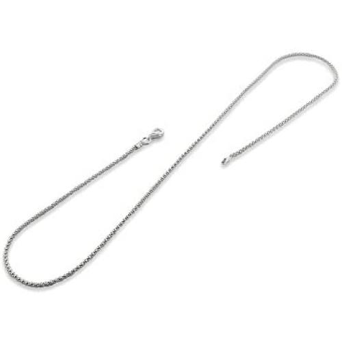 Pori Jewelers 925 Sterling Silver 1.5MM Coreana Popcorn Chain Necklace - for Women - Made in Italy