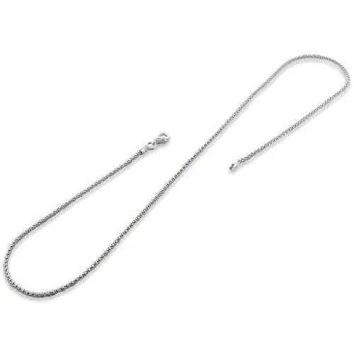 Pori Jewelers 925 Sterling Silver 1.5MM Coreana Popcorn Chain Necklace - for Women - Made in Italy Pori Jewelers 925 Sterling Silver 1.5MM Coreana Popcorn Chain Necklace - for Women - Made in Italy