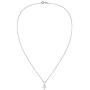 Mini Harmony Aum or Om Symbol .925 Sterling Silver Pendant Necklace