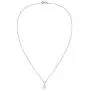 Mini Harmony Aum or Om Symbol .925 Sterling Silver Pendant Necklace