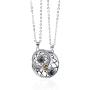 MIX Custom Sterling Silver Sun& Moon Matching Pendant Necklace with 100 Languages I Love You Projection Necklace Magnet Couple Statement