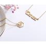 Aimber 18K Gold Plated Astrology Necklace for Women Jewelry,12 Zodiac Pendant Horoscope Constellations Necklace