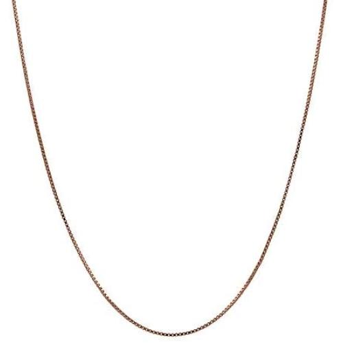 Honolulu Jewelry Company 14K Solid Rose Gold Box Chain Necklace