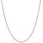 Honolulu Jewelry Company 14K Solid Rose Gold Box Chain Necklace
