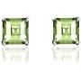 Orchid Jewelry Stud Earrings Green Amethyst Square 2.32 Ct 925 Sterling Silver Studs Earring Nickel Free A Perfect And Unique Christmas Gift For Her