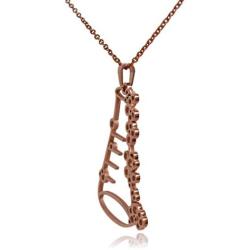 Clayton Jewelry Labs Erlenmeyer Flask Stainless Steel Pendant Necklace