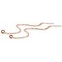 S.Leaf Gold Earrings for Women Threader Earrings Sterling Silver Chain Tassel Earrings