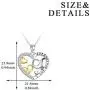 YFN 925 Sterling Silver Mom Horse Elephant Sloth Heart Pendant Necklace Christmas Day Jewelry Gift for Women YFN 925 Sterling Silver Mom Horse Elephant Sloth Heart Pendant Necklace Christmas Day Jewelry Gift for Women