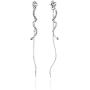 OMC Jewelry 10K Gold/Rhodium Plated Threader Dangle Earrings