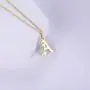Letter Necklaces for Women Personalized Necklaces 18K Gold Plated Initial Pendant Old English Name Necklaces A-Z Bridesmaid Gift for Girls