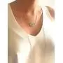 Silver Plated Evil Eye Adjustable Necklace Novelty Jewelry for Women