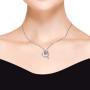 HooAMI Cremation Jewelry for Ashes Butterfly Pendant Memorial Urn Necklace