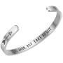 MMTTAO Bracelets for Women Inspirational Bracelet Gifts for Women Girls Men Cuff Bangle Motivational Friendship Encouragement Personalized Mantra Quote Jewelry Graduation Birthday Gifts for Teen Boys