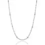 Miabella 925 Sterling Silver Italian Singapore Bead Chain Station Necklace for Women Teen, 16, 18, 20, 22, 24, 26, 30 Inch Made in Italy Miabella 925 Sterling Silver Italian Singapore Bead Chain Station Necklace for Women Teen, 16, 18, 20, 22, 24, 26, 30 Inch Made in Italy