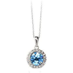 MAFMO White Platinum Plated Crystal Round Shaped Necklace Bracelet Earrings Set Women Fashion Jewelry
