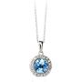 MAFMO White Platinum Plated Crystal Round Shaped Necklace Bracelet Earrings Set Women Fashion Jewelry