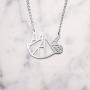 La Menagerie Sloth Silver Origami Jewelry - Silver Geometric Chain Necklace – 925 Sterling Plated Silver Necklace for Women & Girls – Stylish Sloth Pendant Necklace