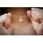 Harry Potter Jewelry for Women, Sterling Silver Deathly Hallows Pendant Necklace, 18'' Chain Harry Potter Jewelry for Women, Sterling Silver Deathly Hallows Pendant Necklace, 18'' Chain