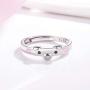 MIXIA Creative Cute Pink Red Pig Rings Popular Lucky Piggy Animal Couple Adjustable Open Ring for Women Jewelry