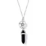 Fairyu Boho Crystal Gemstones Pendant Necklace Chain Chakra Necklaces Pentagram Pentacle Necklace Jewelry Healing Crystals Necklace for Women and Girls