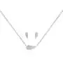 Katie Loxton Womens Silver Plated Sentiment Set Necklace and Earring Boxed Set of 2 Angel Wings Katie Loxton Womens Silver Plated Sentiment Set Necklace and Earring Boxed Set of 2 Angel Wings