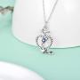 Sterling Silver Anchor Pendant Sailor Necklace Navy Nautical Pirate Jewelry Faith Hope Love Heart Gift for Women